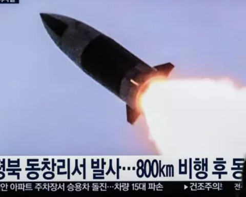 Pyongyang launches several short-range ballistic missiles before Trump's visit to the South