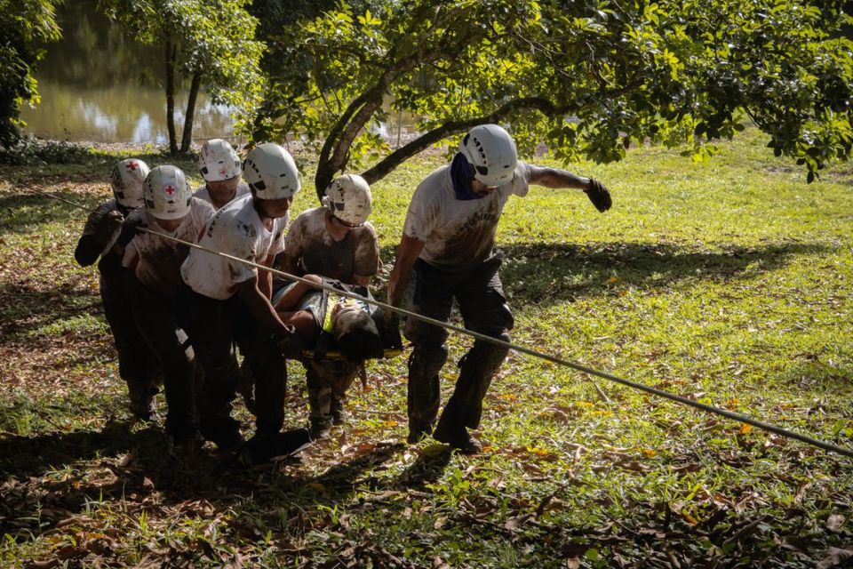 Red Cross trained 100 community volunteers to respond to emergencies