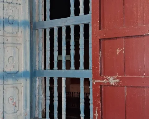 El lugar por donde parecen haber entrado los ladrones