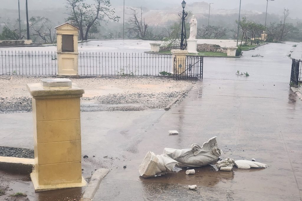 Sanctuary of the Virgen de la Caridad del Cobre needs help due to Melissa's damage