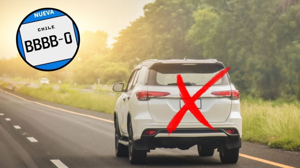 Say goodbye to the old patents in Chile, find out when the new license plates come into force