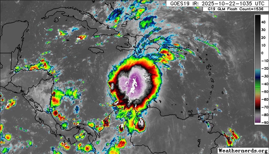 Storm Melissa moves slowly in the Caribbean; Cuba on alert in the face of its “gradual intensification”