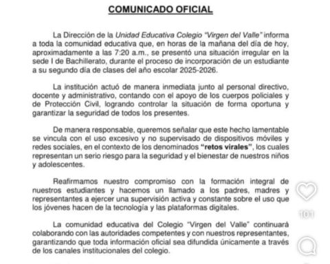 Student injured three students in Táchira to fulfill a viral challenge