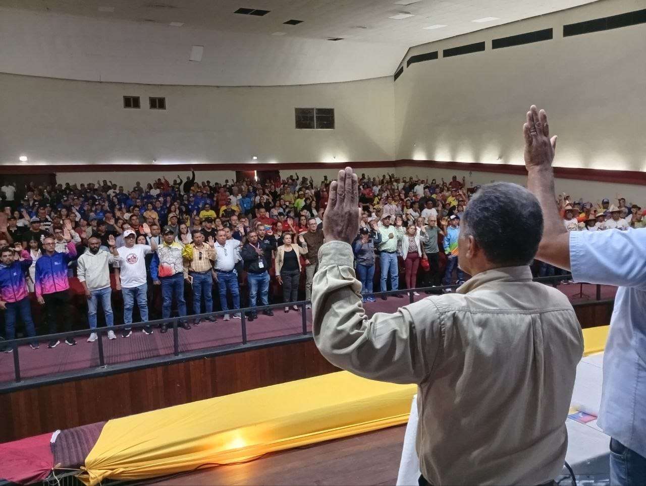 Táchira's working class swore to defend sovereignty and peace