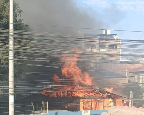 Tacna: Fire destroys environments in the Air Force detachment