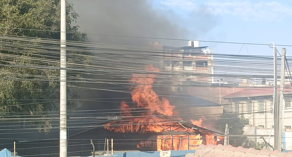 Tacna: Fire destroys environments in the Air Force detachment