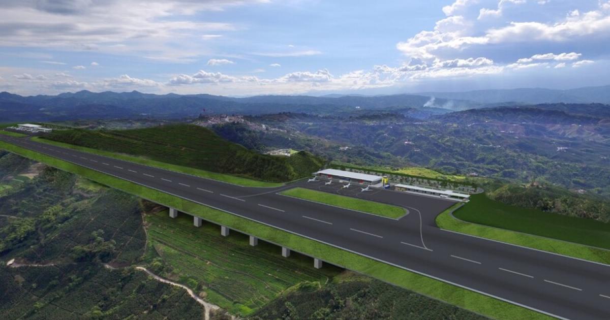 Tender advances for the construction of the Café Airport