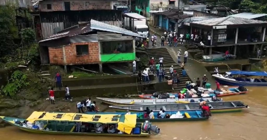 Terrorist attack with drones left a uniformed injured in bass calima, Buenaventura