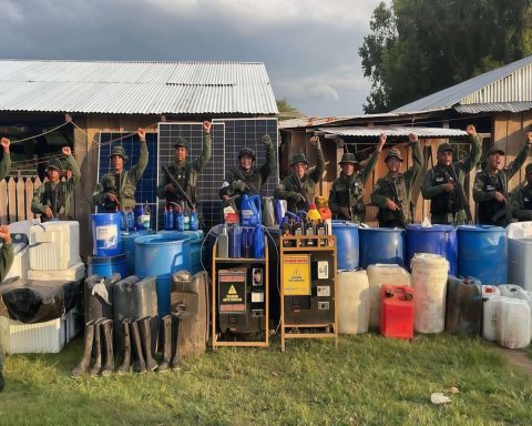 The Fanb destroyed a drug base based on a farm