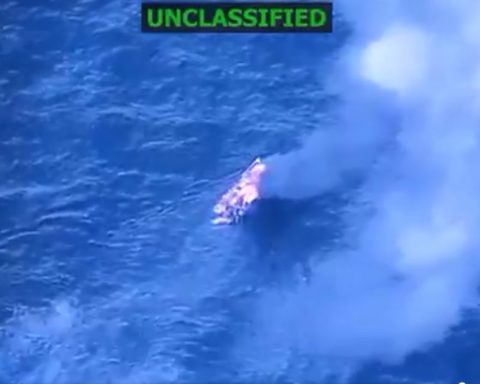 The US attacks another boat in the Caribbean: they affirm that four "narcoterrorist" died