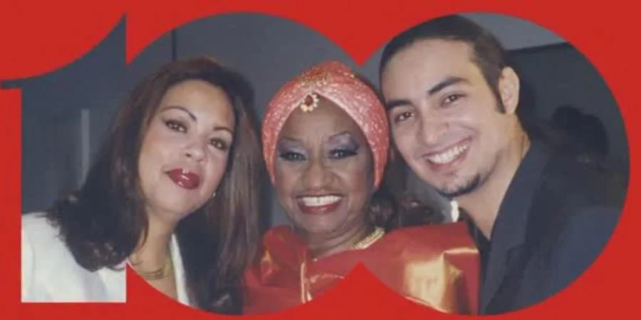 Daria Delgado, Celia Cruz y Alain Pérez