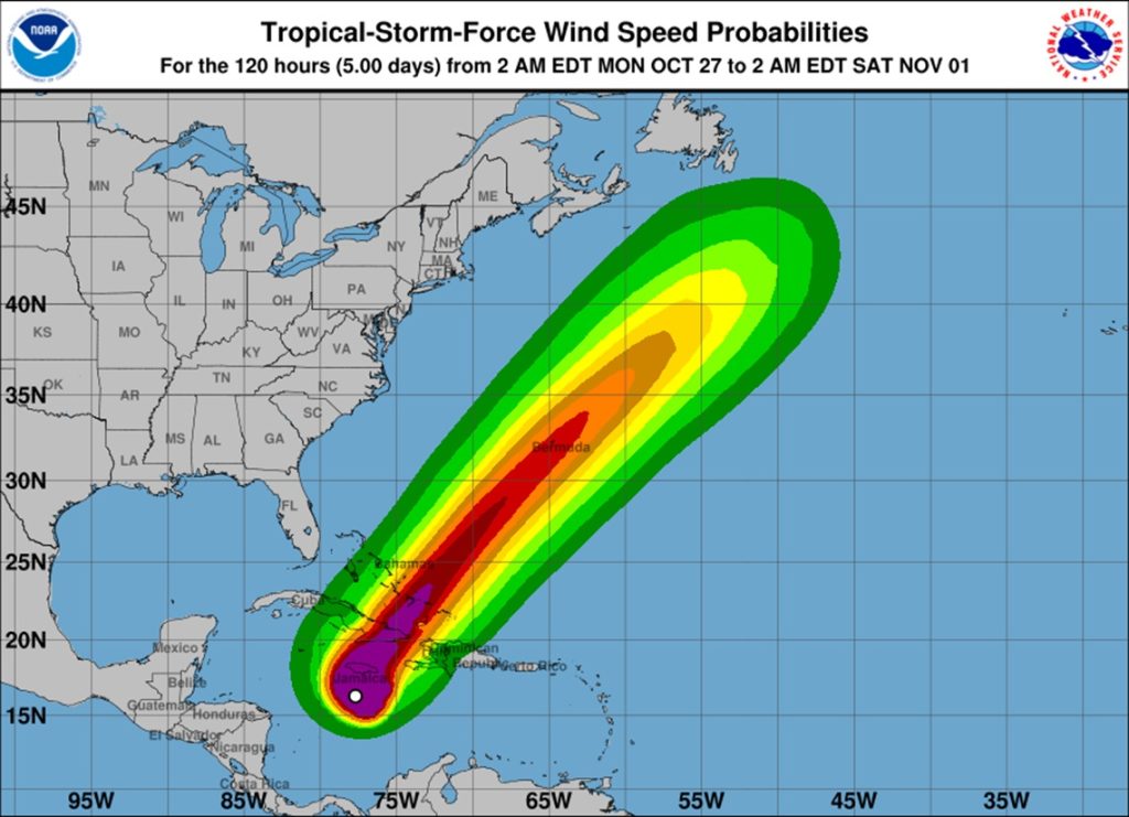 The “very dangerous” Hurricane Melissa is already category 5 and must hit Cuba for about 12 hours