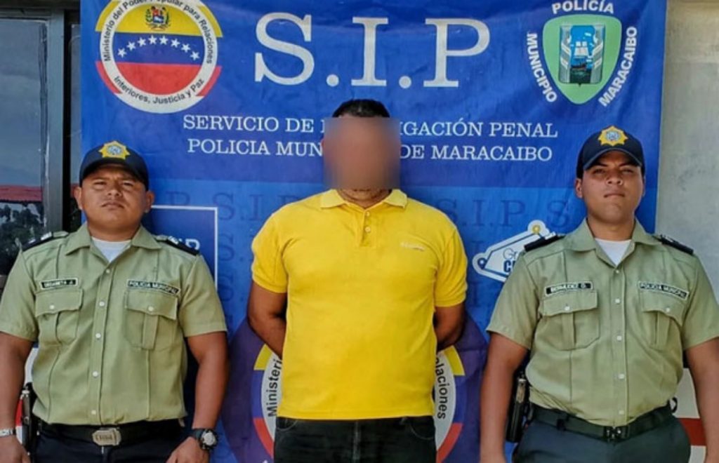 They arrested a man in Zulia for sexual abuse against a minor for six years