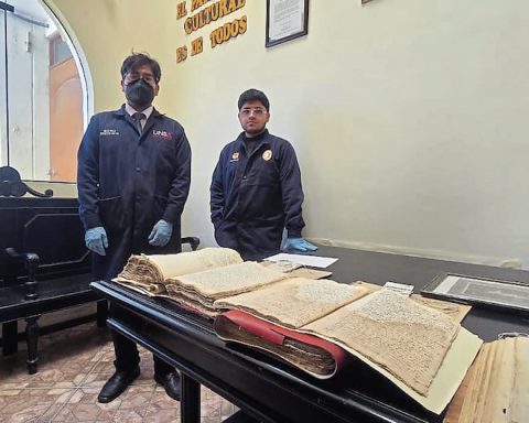 They discover colonial documents in the Regional Archive of Arequipa