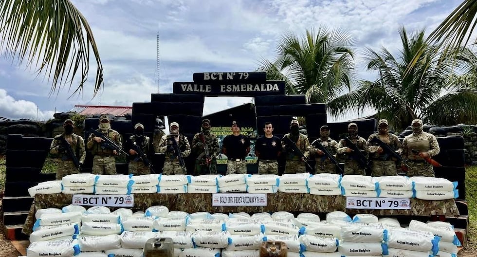 They seize more than 6 tons of chemical inputs used to produce drugs in Vraem