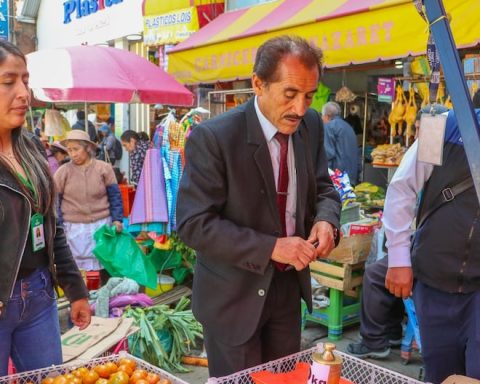 They seize rigged scales in the Huancayo commercial checkerboard