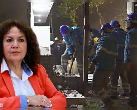 This is how part of María Acuña's house was demolished: "You have to obey the law like everyone else"says Municipality of Surco