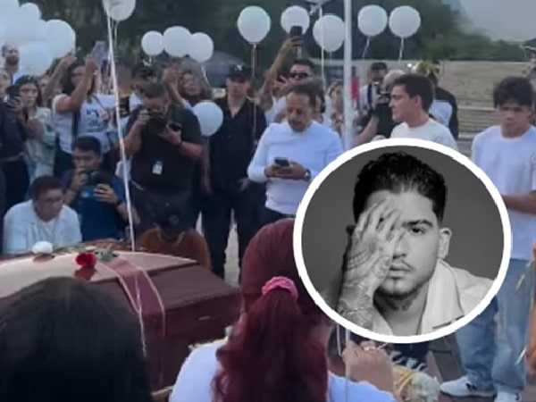 Sepelio de B-King, cantante asesinado en México.