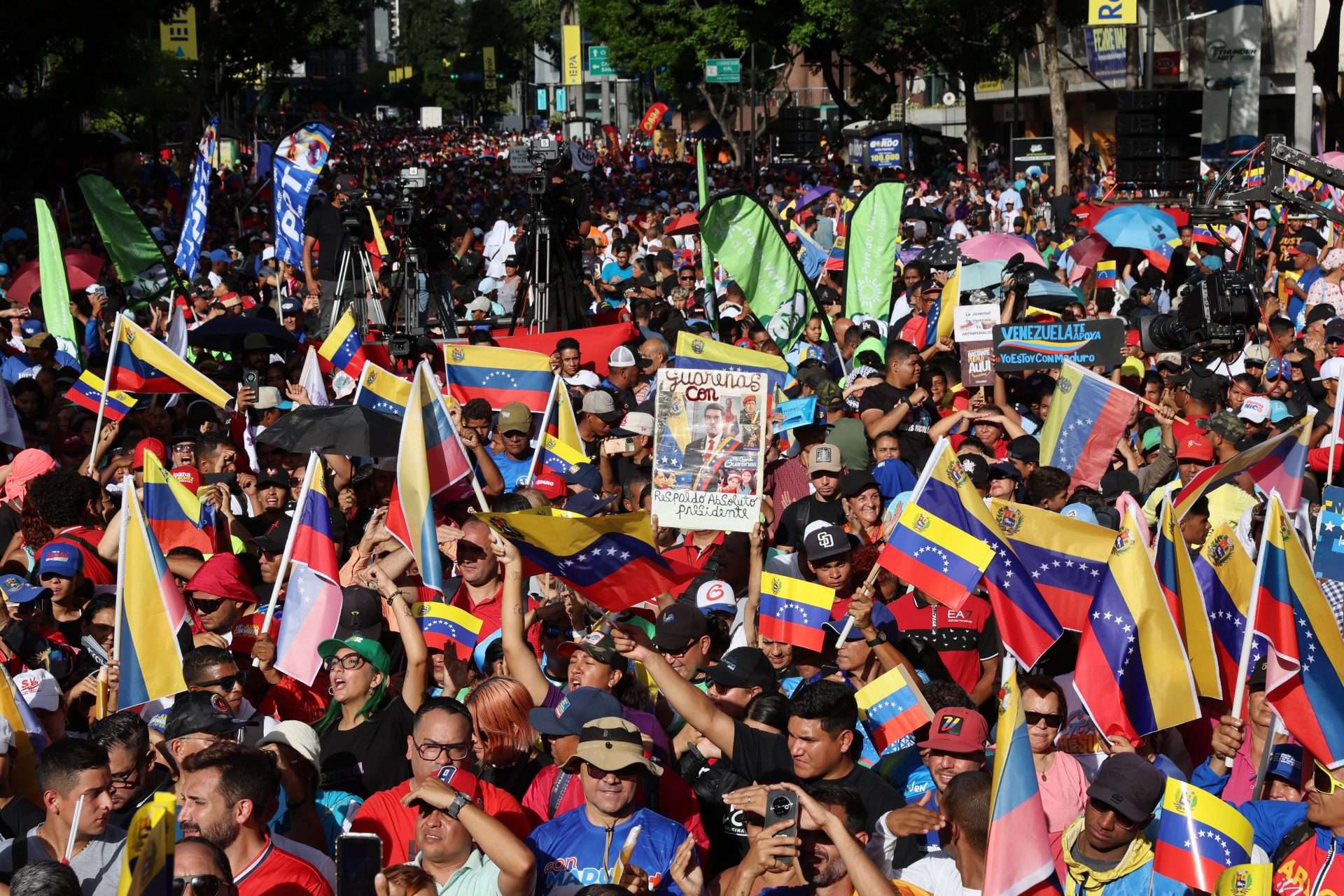 Town of Caracas marches on Monday for peace until the UN headquarters