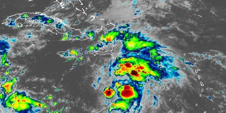 La tormenta tropical Melissa, a las 5:00 de la tarde de este martes