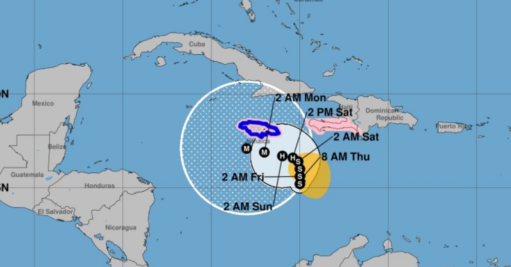 Tropical Storm Melissa strengthens and threatens to reach Cuba on Monday