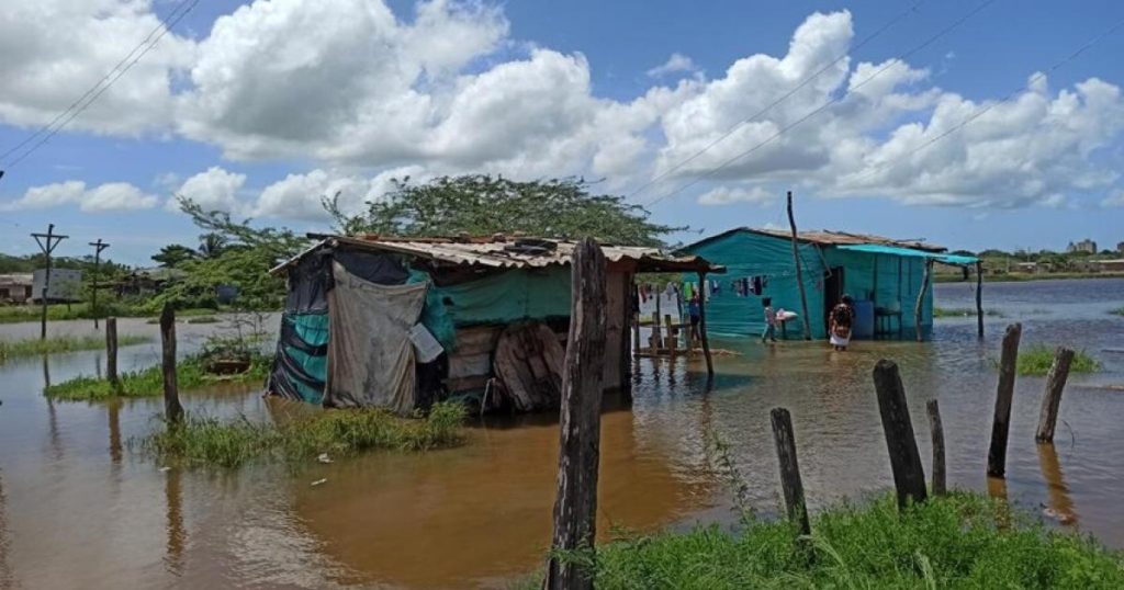 Tropical storm Melissa leaves emergencies in Maicao, La Guajira: more than ten neighborhoods flooded