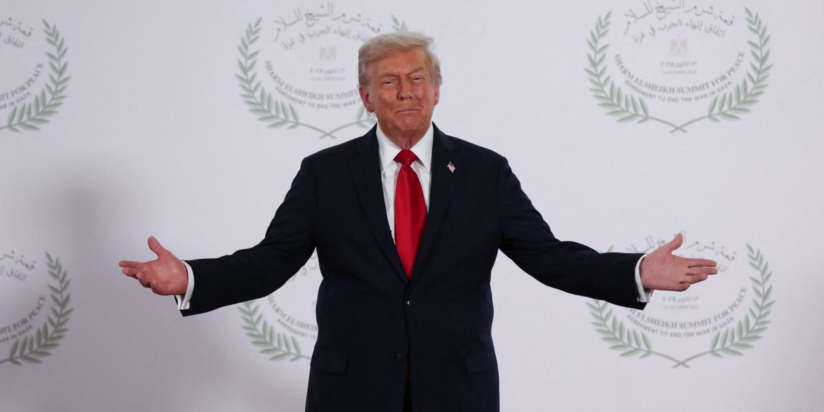 Trump claims that "the war in Gaza is over" and now there is "peace in the Middle East"