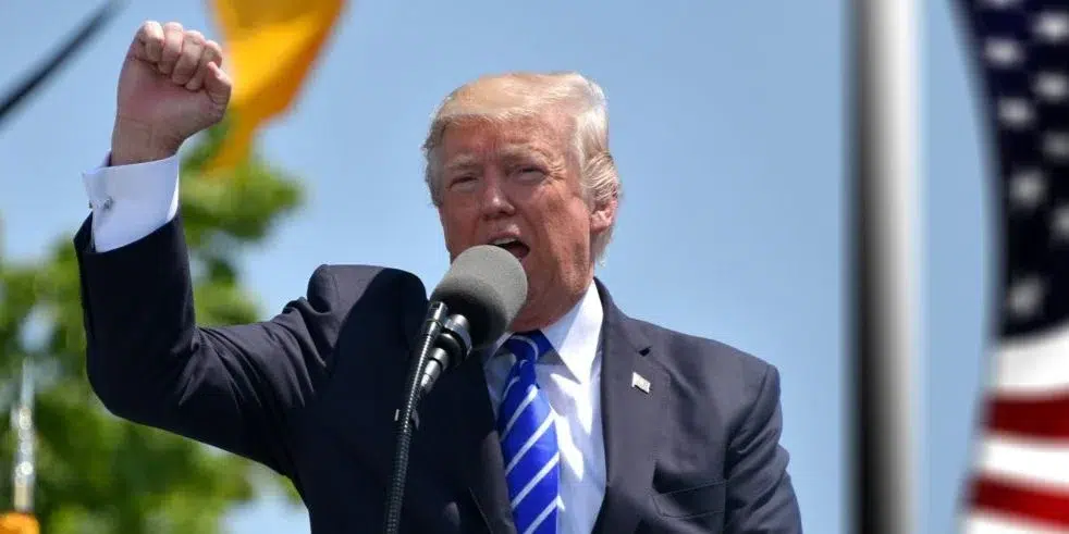 El rpesidente de Estados Unidos, Donald Trump