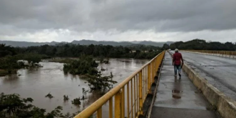 Foto referencial: Una crecida del río Sagua de Tánamo en 2021
