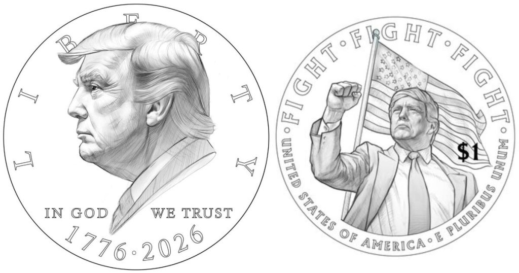 US Department of Treasury considers to coin a currency with Trump's face