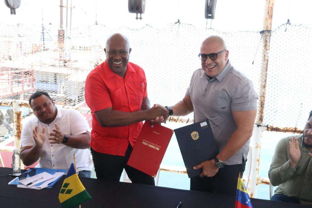 Venezuela and San Vicente and Grenadines strengthen fishing ties with Blue Alba
