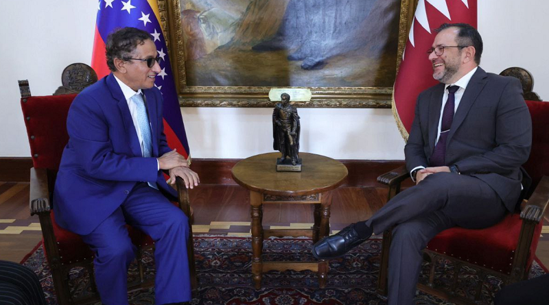 Venezuelan government reaffirms diplomatic relations with the State of Qatar