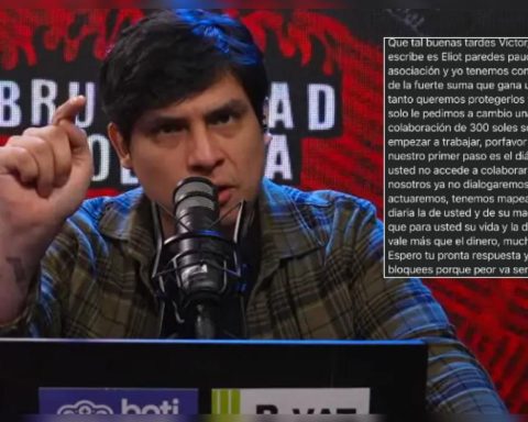 Víctor Caballero 'Curwen' denounces being a victim of extortion: "If you do not agree to collaborate, we will only act"