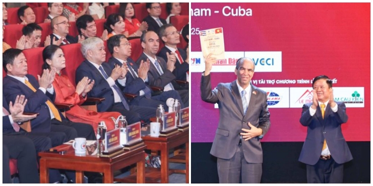 Ceremonia de clausura del programa “65 años de solidaridad Vietnam - Cuba” en Hanoi