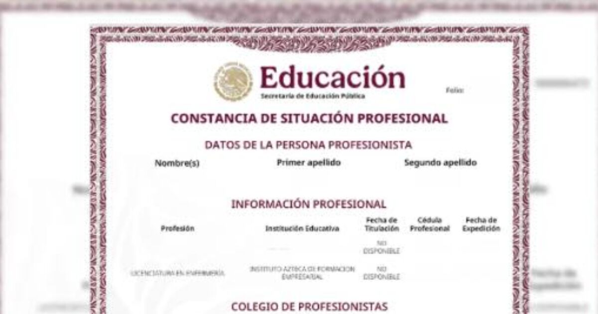 What is the proof of the official professional situation, what is it for and how is it downloaded?