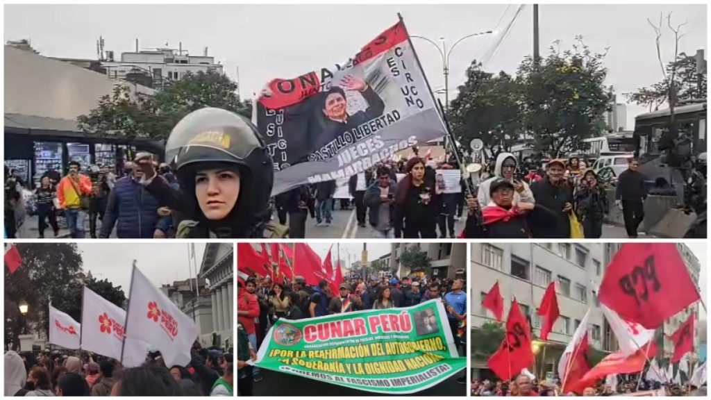 What was not seen: Castillistas and leftists moved the march of generation Z (VIDEO)