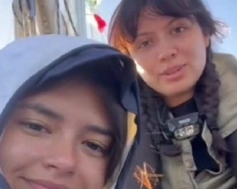 Colombianas detenidas por fuerzas israelíes.