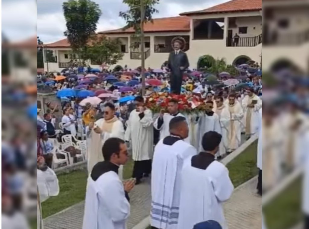 Without Baltazar Porras: they celebrated the first liturgical feast of San José Gregorio Hernández in Isnotú