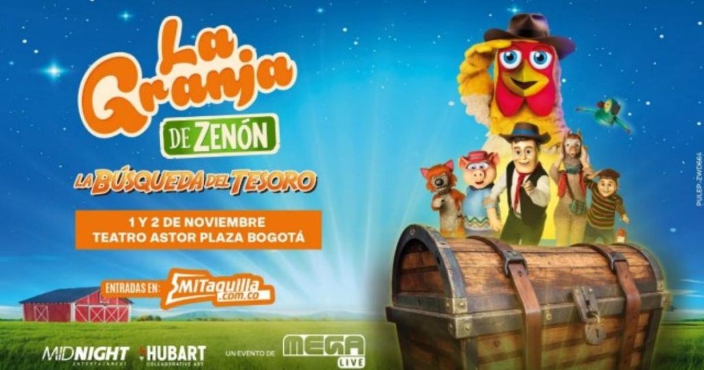 Zenón's farm arrives in Bogotá at Astor Plaza Theater