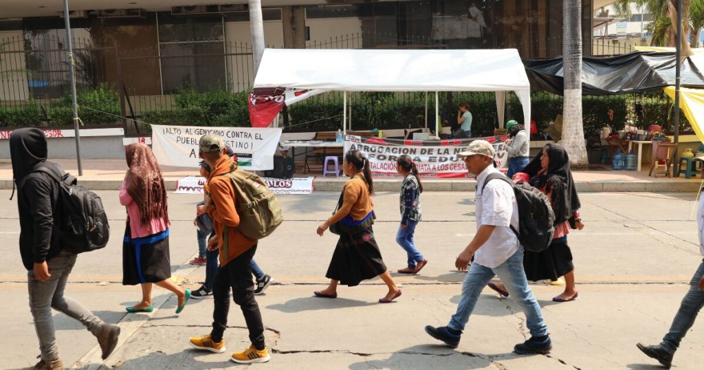 34 families displaced by violence and political conflicts return to Chenalhó