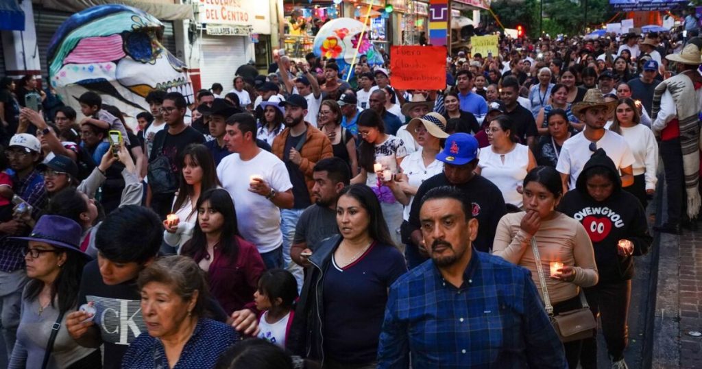 “Bedolla out!” cries Uruapan; Grecia Quiroz: “Sombrero will punish with the vote”