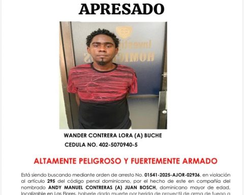 “Buche” is arrested, accused of participating in double homicide in San Cristóbal