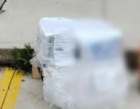 El paquete de "narcochocolate" que iba dirigido a La Habana