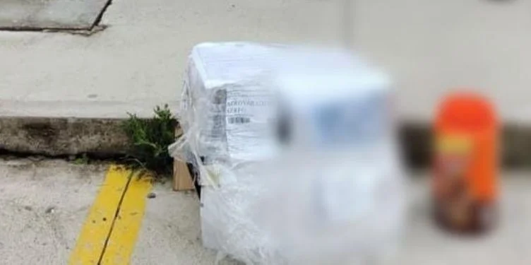 El paquete de "narcochocolate" que iba dirigido a La Habana