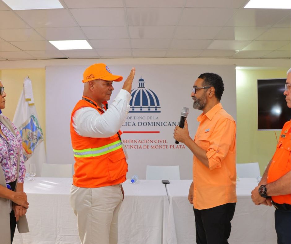 Civil Defense reinforces its structure in Monte Plata with renewed leadership