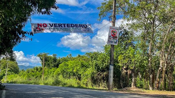 Community demands to stop landfill installation in La Cuaba