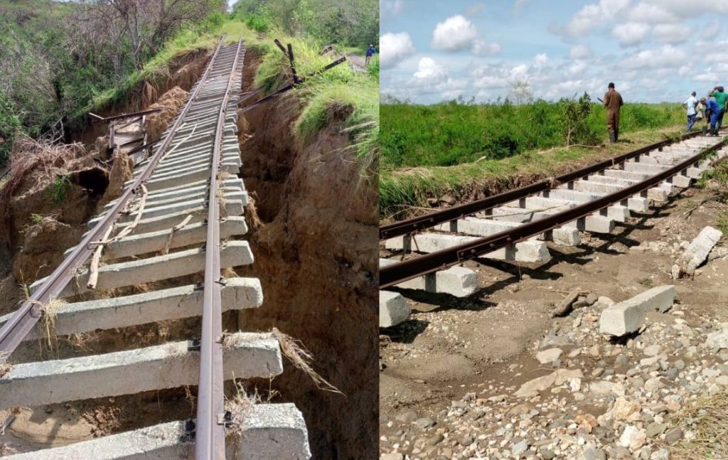 Damage caused by Melissa keeps the railways in eastern Cuba in check