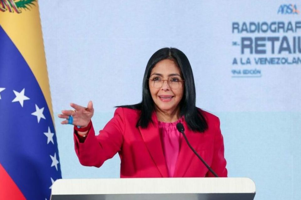 Delcy Rodríguez dolarización