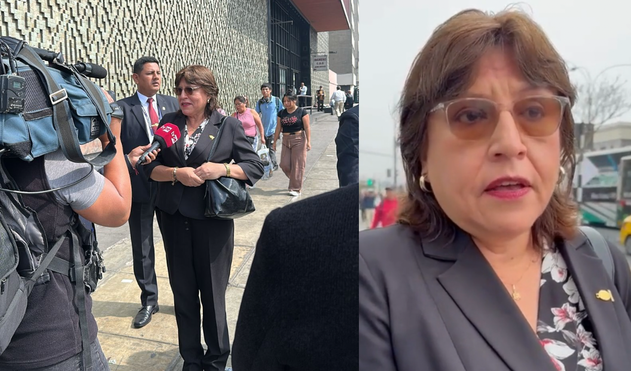 Delia Espinoza went to the Public Ministry and denounced contempt of the JNJ
