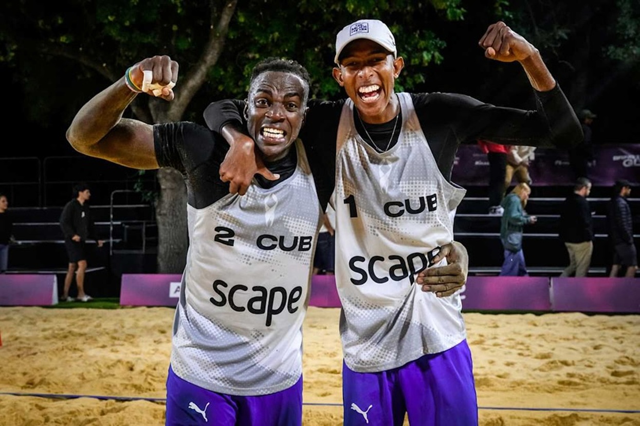 Díaz and Alayo break the spell at the Beach Volleyball World Cup